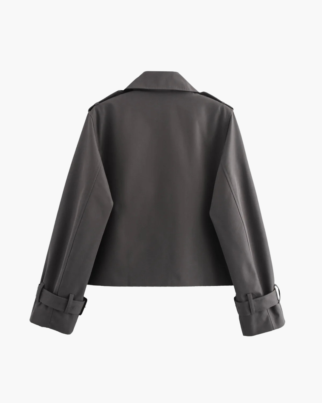 Chique Vintage Korte Herfstjas voor Dames