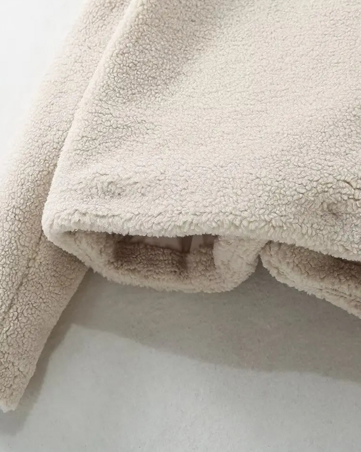 Casual Effen Winterjas met Knopen en Kraag voor Dames