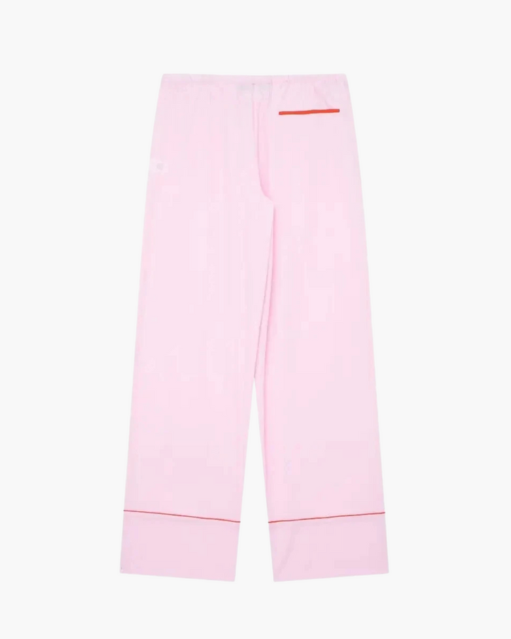 Casual Roze Broek Pak met Cropped Blouse voor Dames
