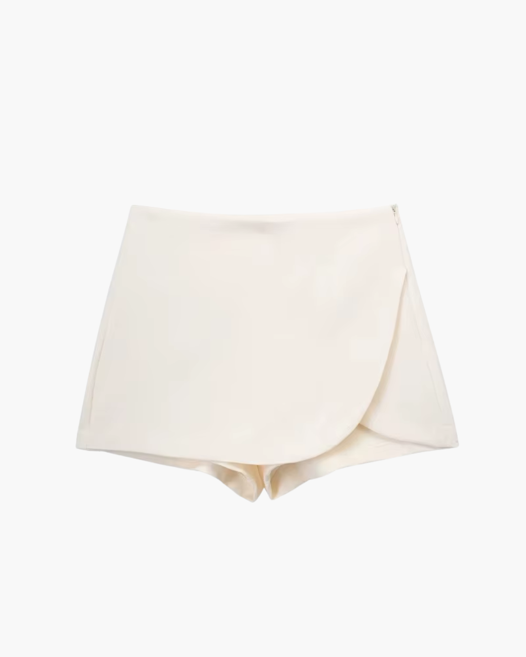 Asymmetrische Hoge Taille Skort met Minirok Look voor Dames