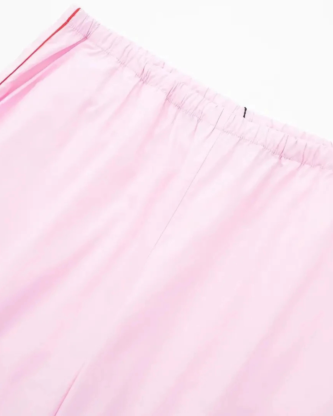 Casual Roze Broek Pak met Cropped Blouse voor Dames