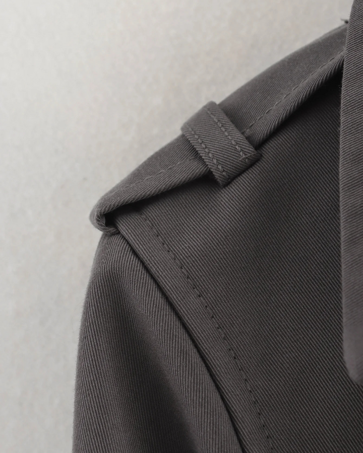 Chique Vintage Korte Herfstjas voor Dames