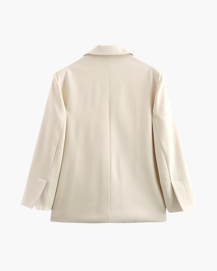 Chique Beige Blazer voor Dames