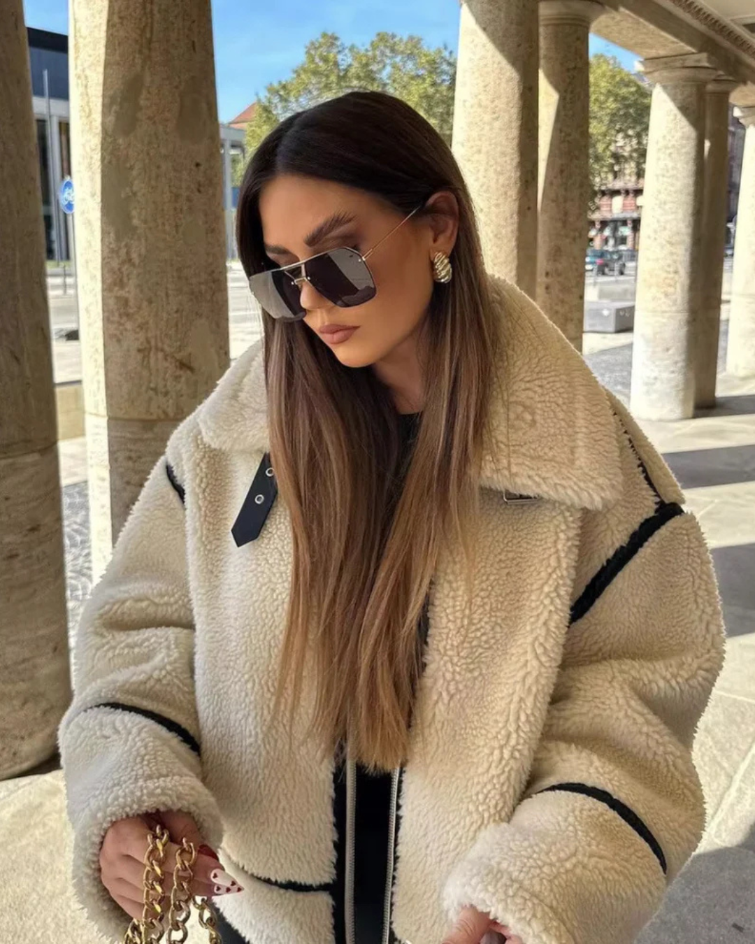 Elegante Winter Teddy Jas voor Dames