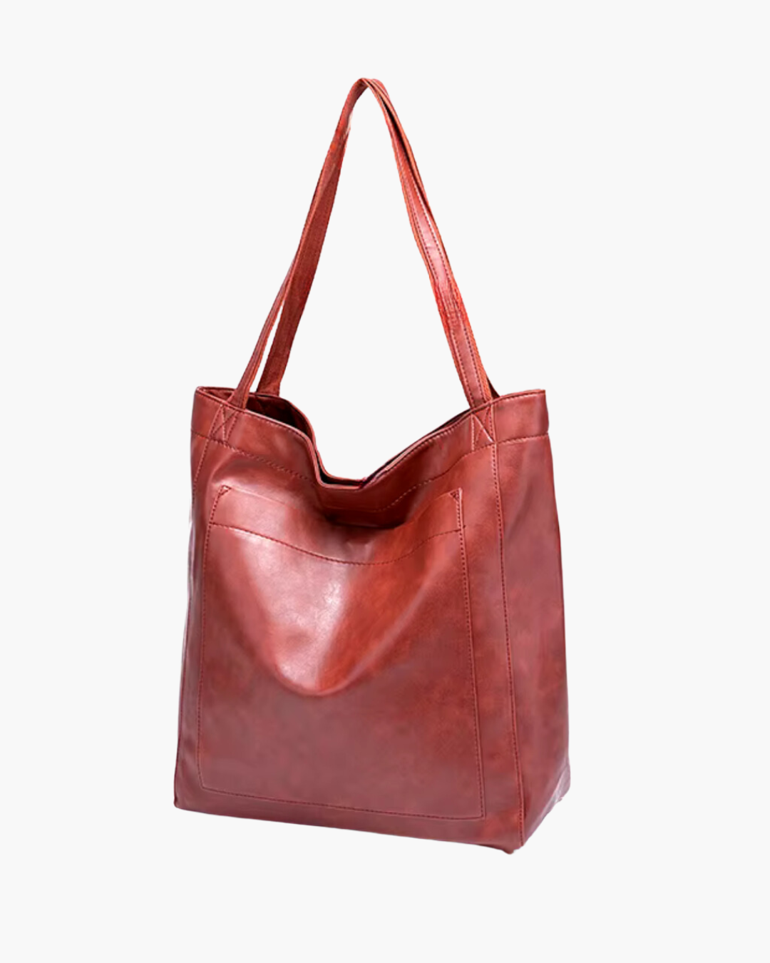 Vintage Emmer Schoudertas van Zacht PU Leer