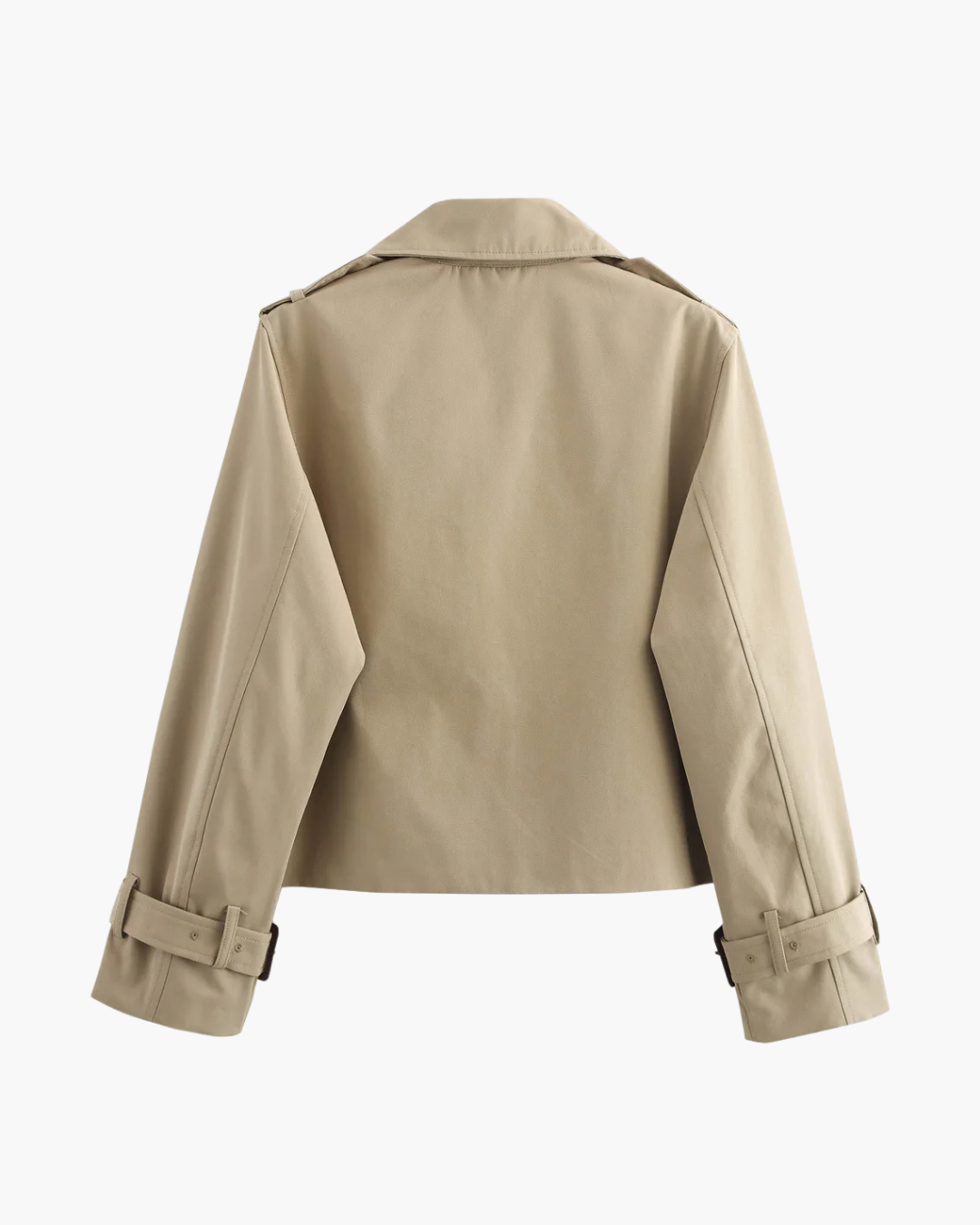 Chique Vintage Korte Herfstjas voor Dames