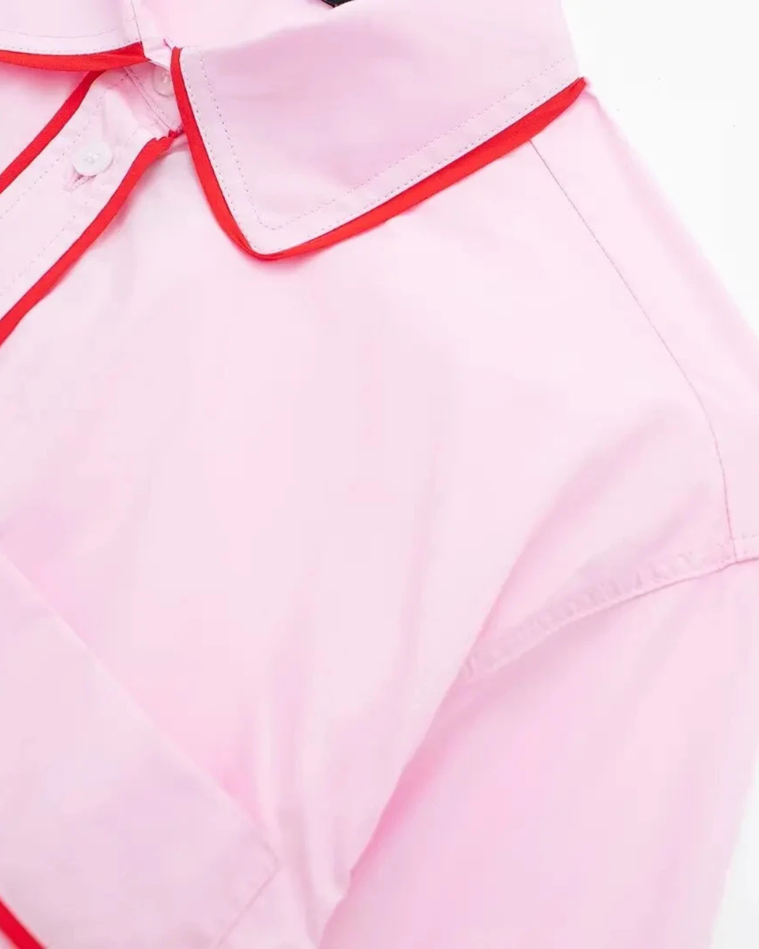 Casual Roze Broek Pak met Cropped Blouse voor Dames