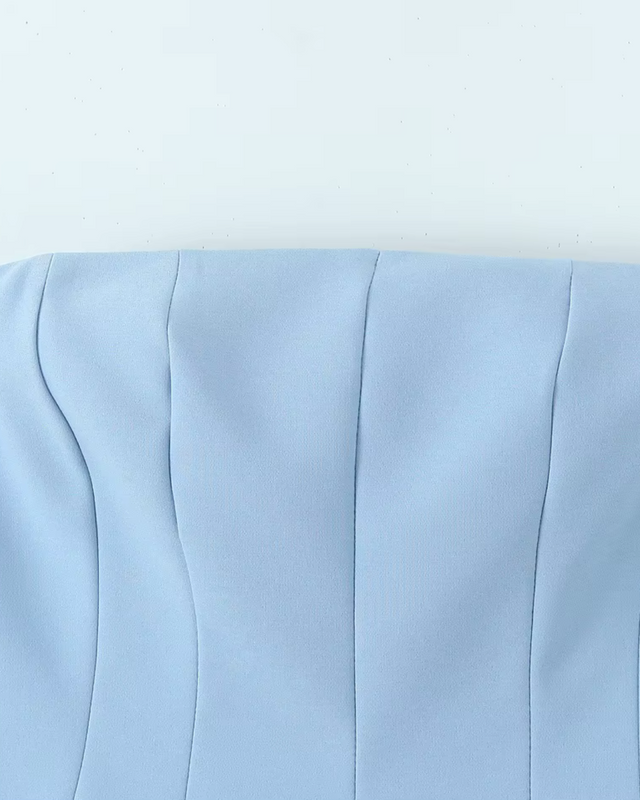 High Street Strapless Top met Rits voor Dames