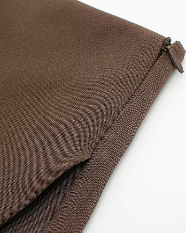 Asymmetrische Hoge Taille Skort met Minirok Look voor Dames