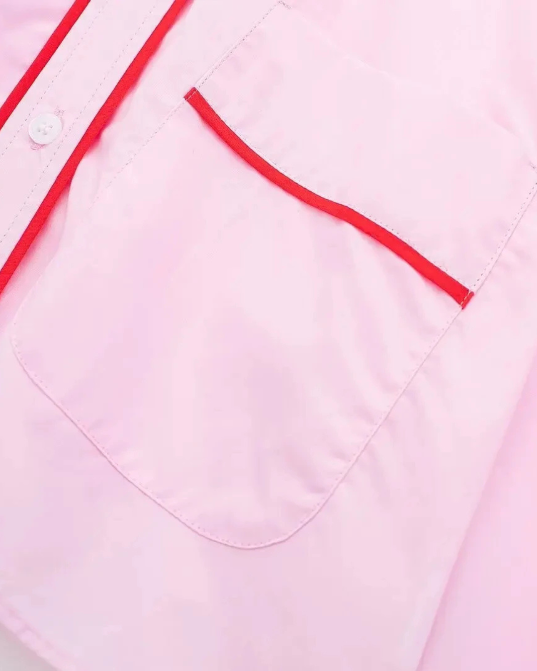 Casual Roze Broek Pak met Cropped Blouse voor Dames