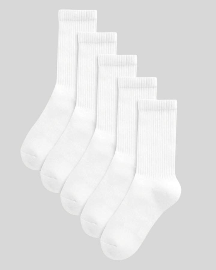 Effen Kleur Mid Tube Sokken voor Dames