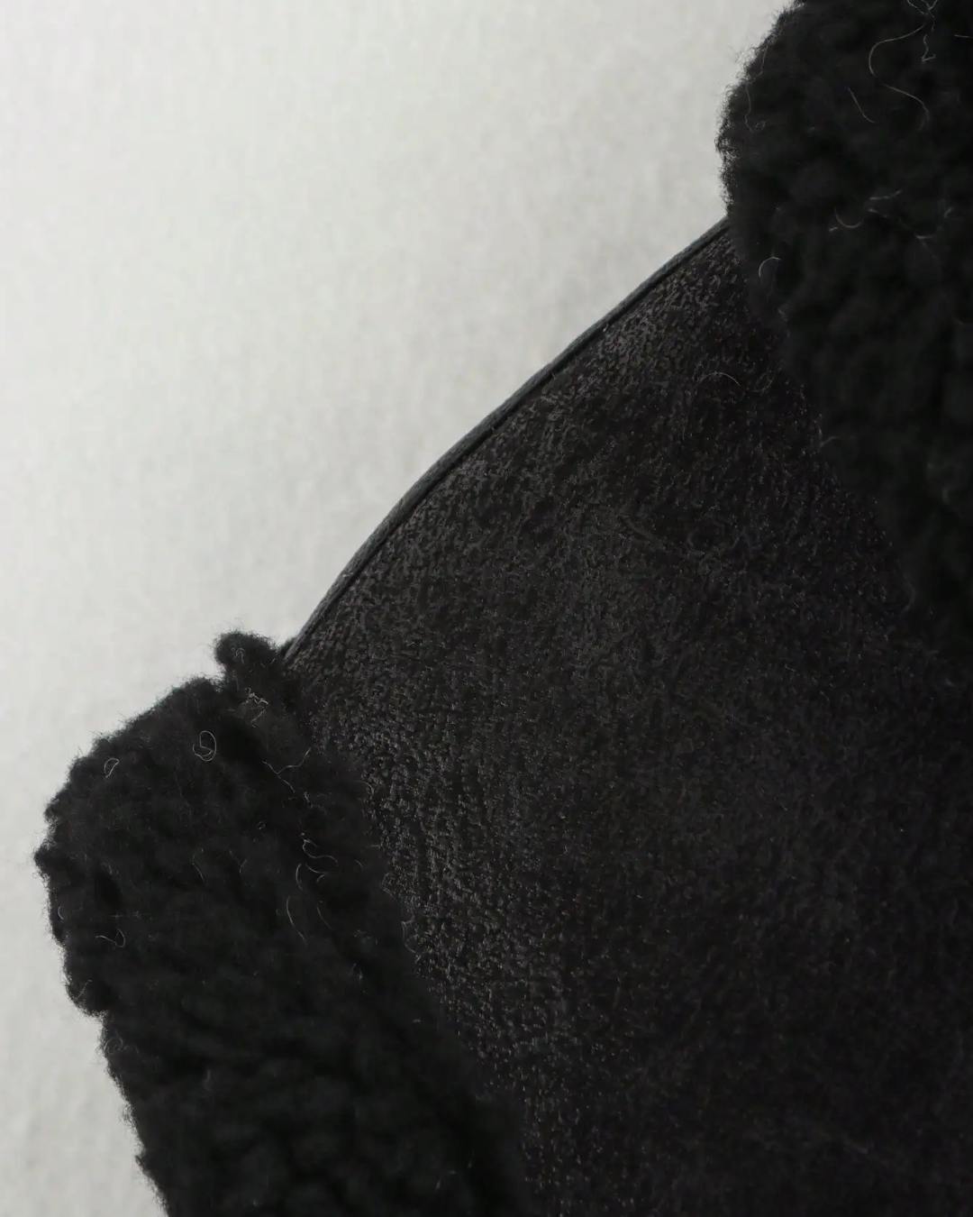 Warme Mouwloze Kunstleren Jas met Fleece voor Dames