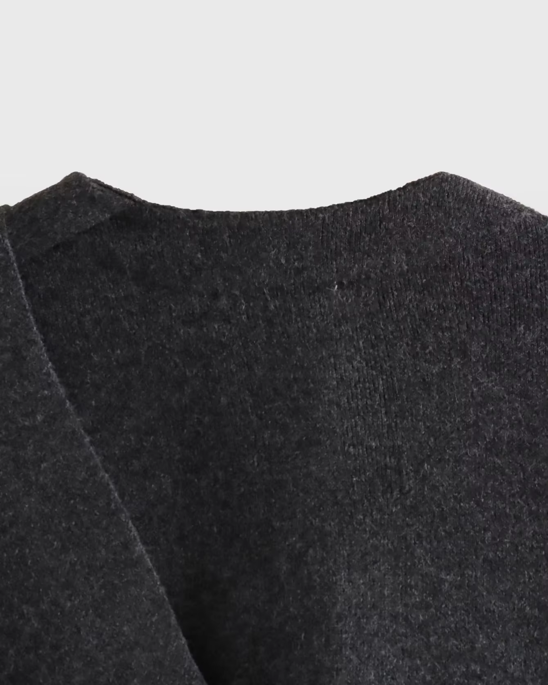 Elegante Asymmetrische Gebreide Sjaal Jas voor Dames