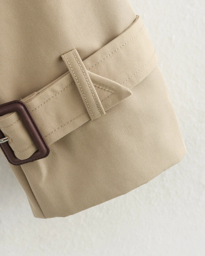 Chique Vintage Korte Herfstjas voor Dames