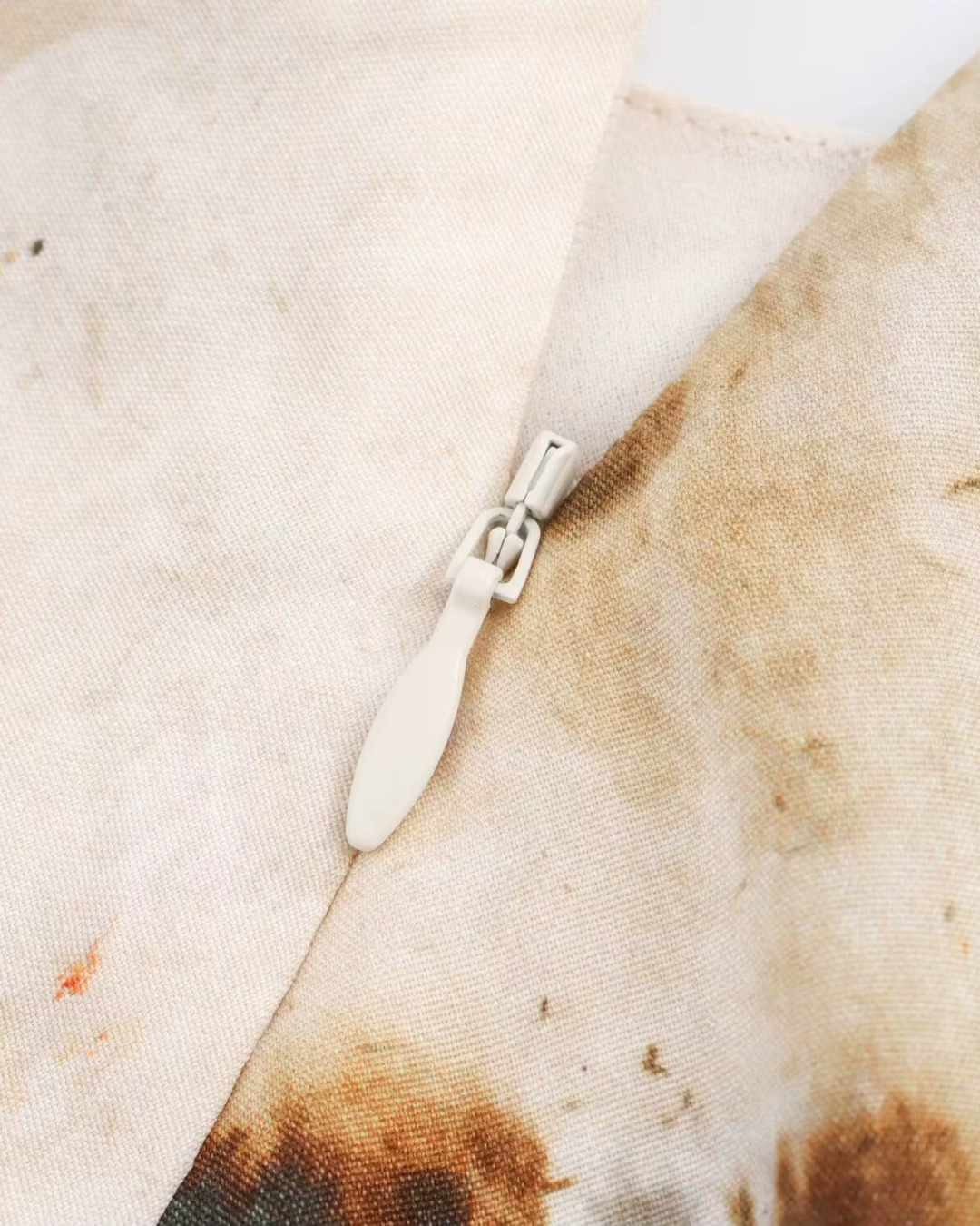 Chique Geplooide Mouwloze Enkeljurk met Rits voor Dames