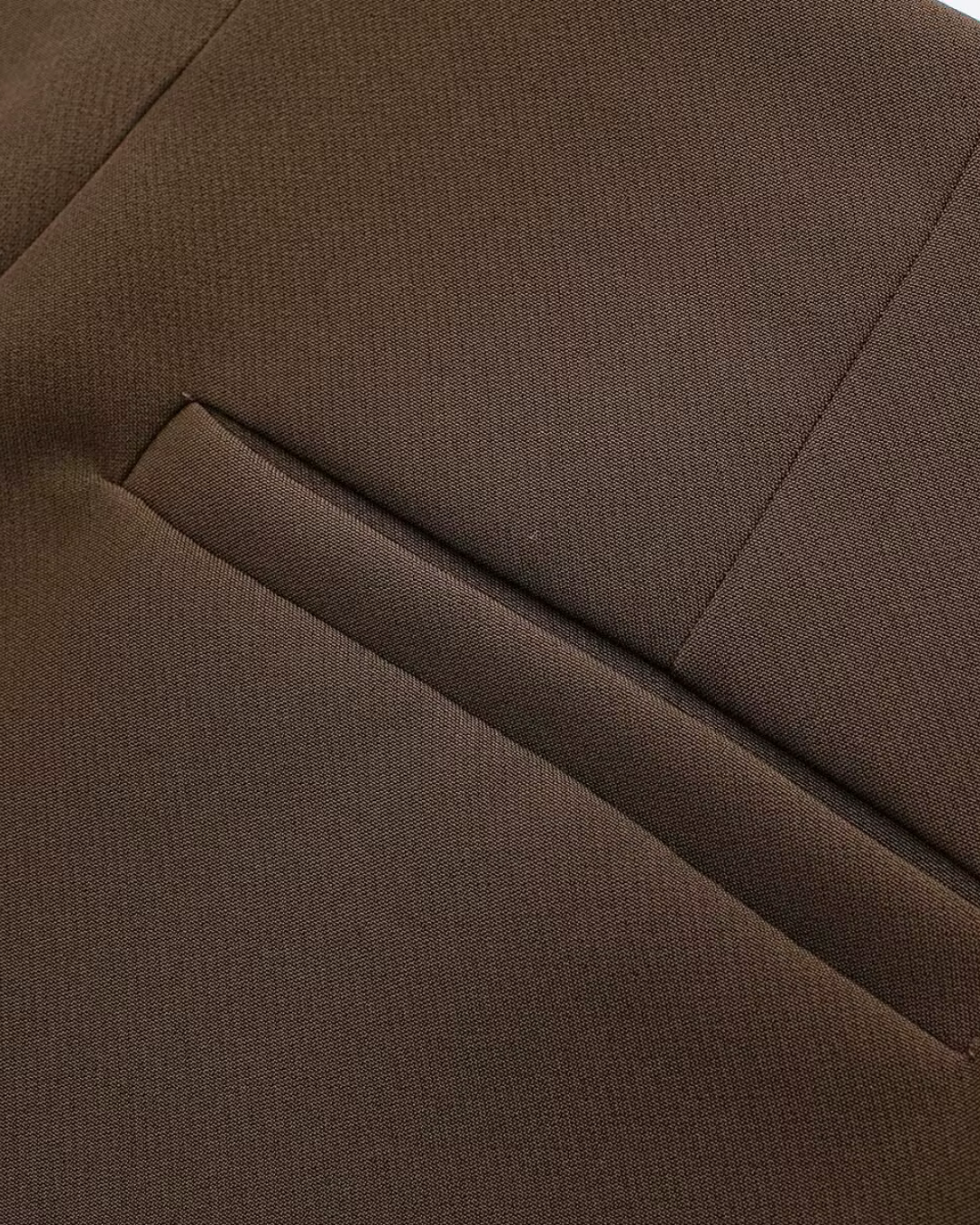 Asymmetrische Hoge Taille Skort met Minirok Look voor Dames