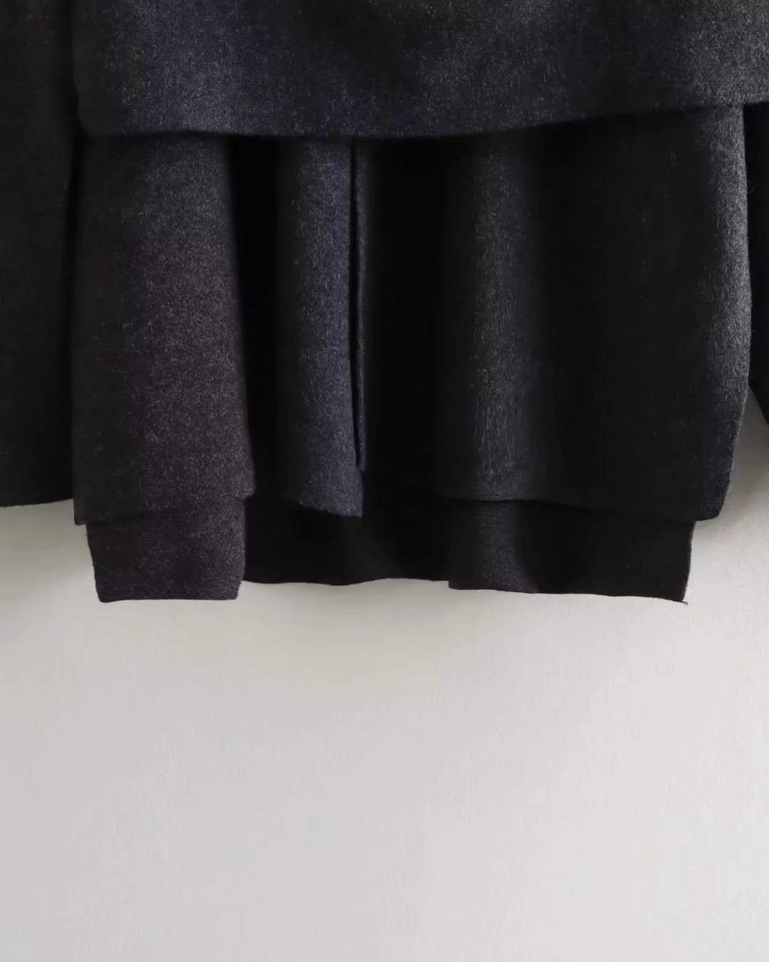 Elegante Asymmetrische Gebreide Sjaal Jas voor Dames