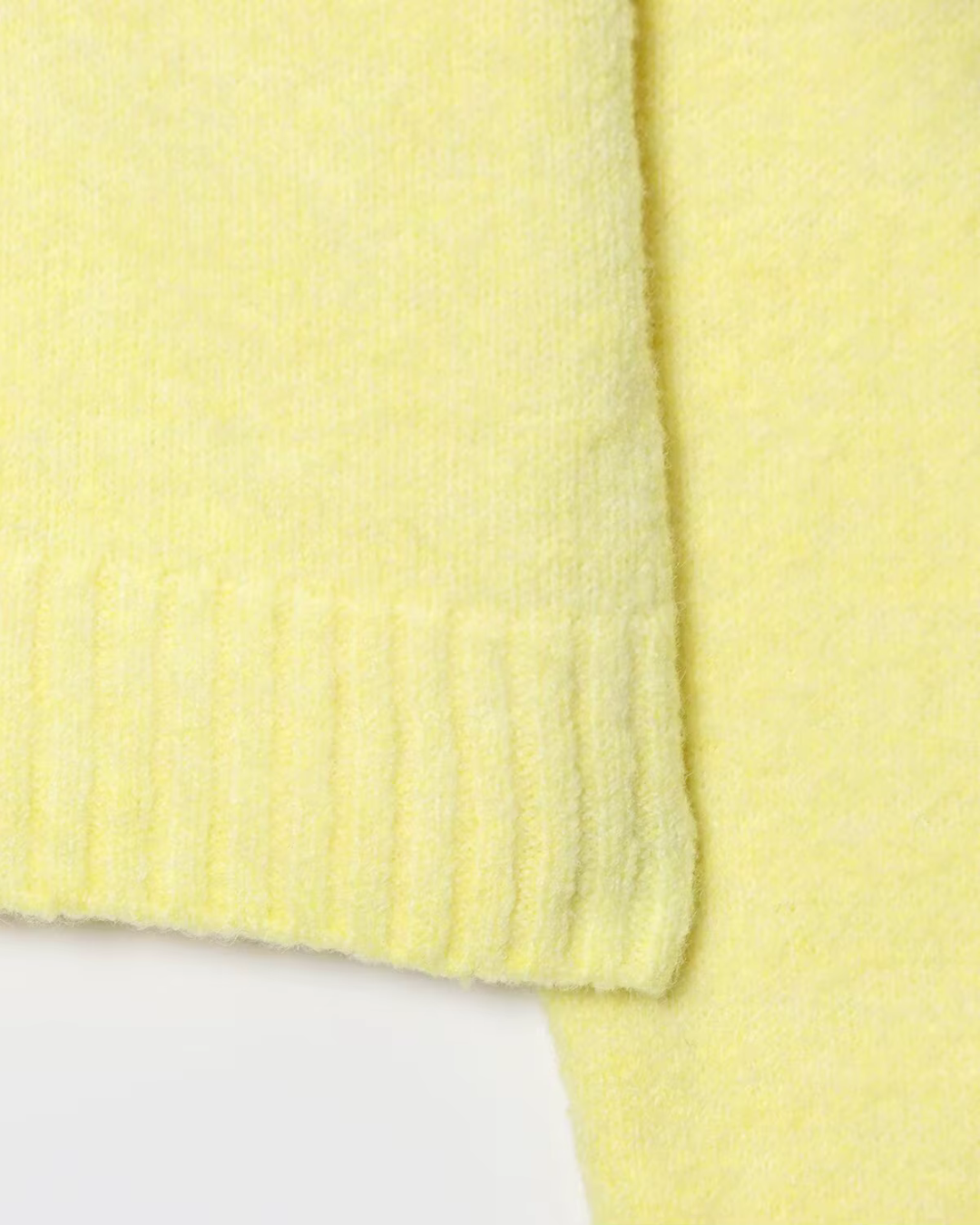 Casual Geel Gebreid Vest Met Knopen voor Dames