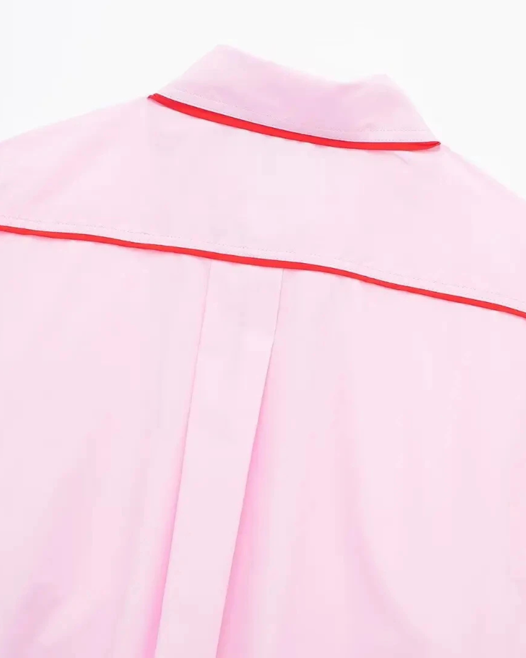 Casual Roze Broek Pak met Cropped Blouse voor Dames