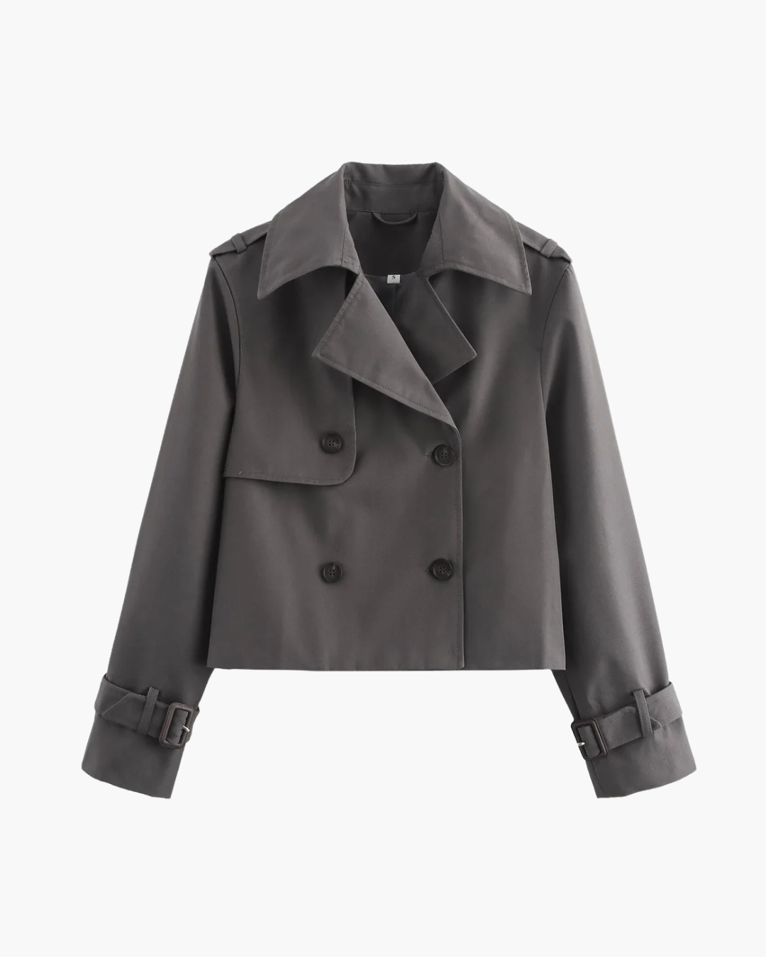 Chique Vintage Korte Herfstjas voor Dames