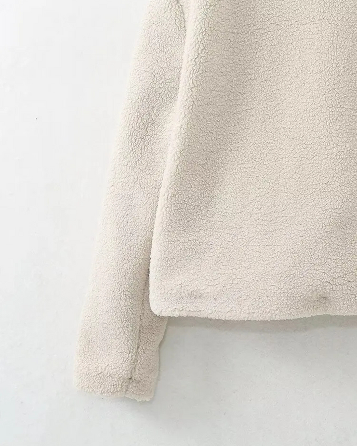 Casual Effen Winterjas met Knopen en Kraag voor Dames