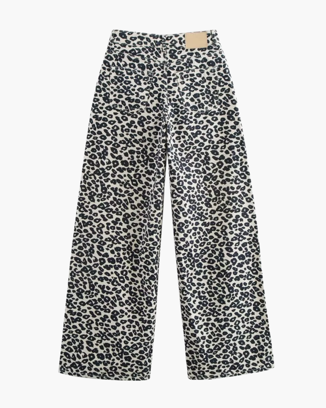 Casual Denim Pak met Dierenprint Jack en Broek voor Dames
